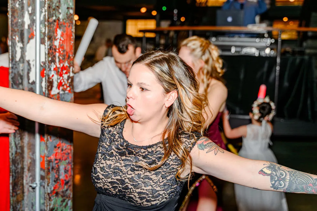 woman dancing at wedding