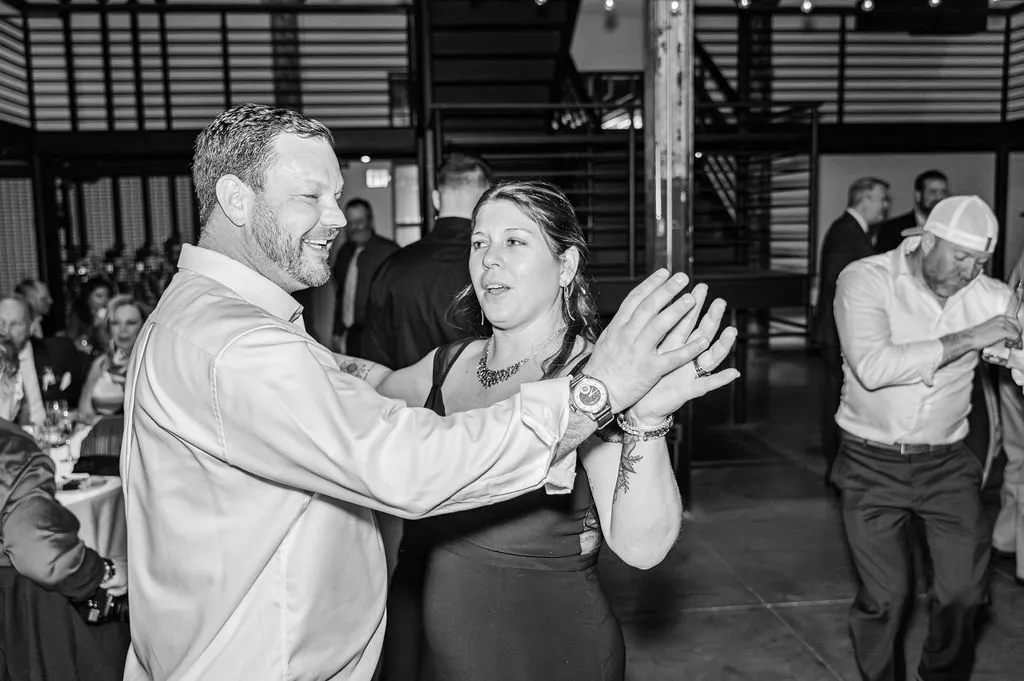 couple dancing at wedding