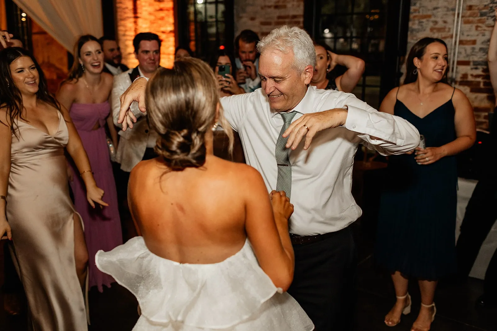 bride dance with old man