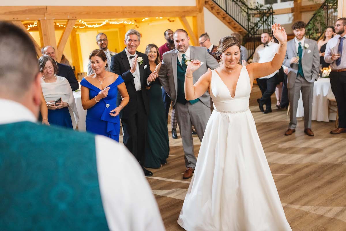 bride dancing