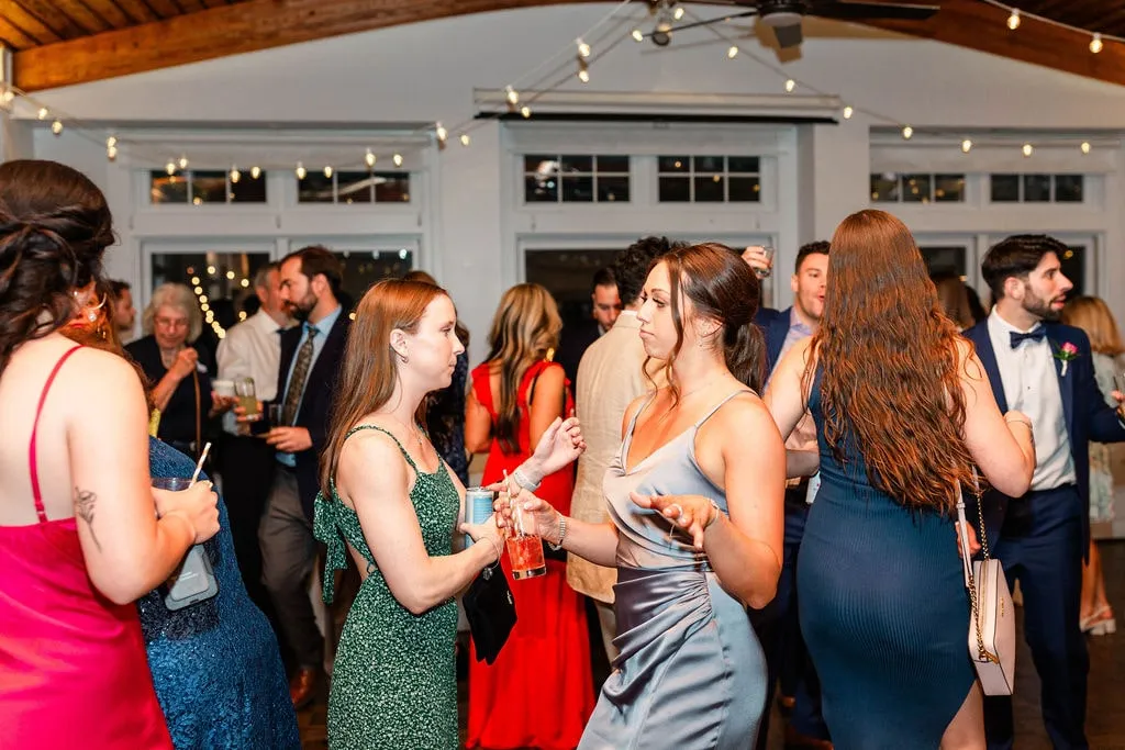 women dancing at wedding