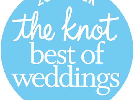 We Won The Knot Best Of Weddings Award