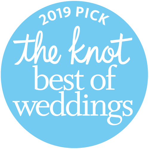 The Knot 2019 Badge for Best of Weddings