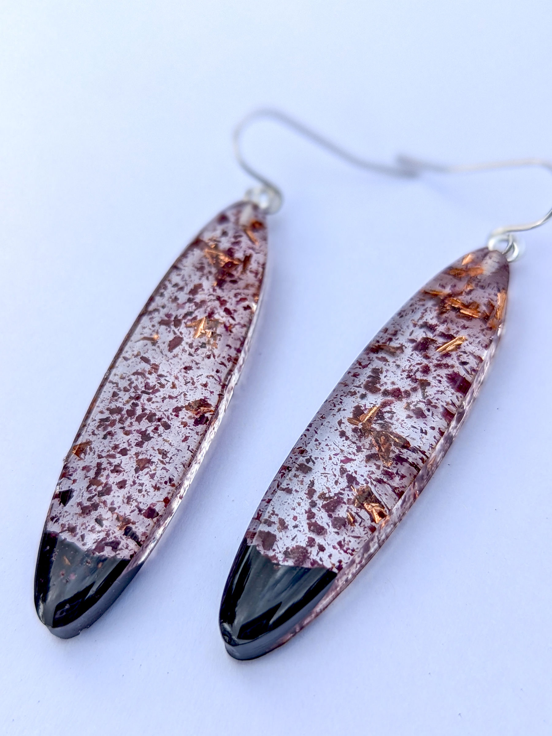 Oval Drop Earrings