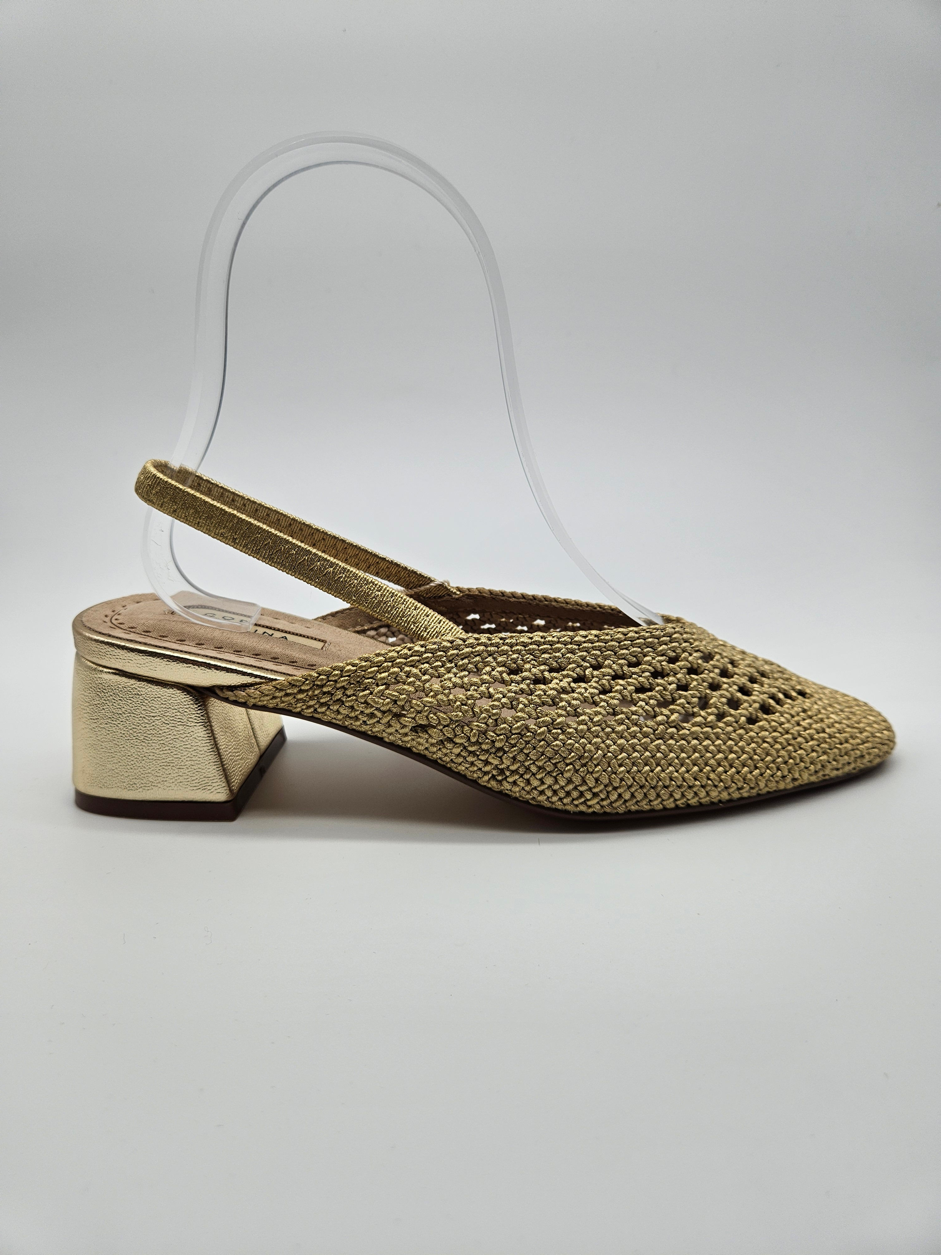 Zapato Palma oro viejo