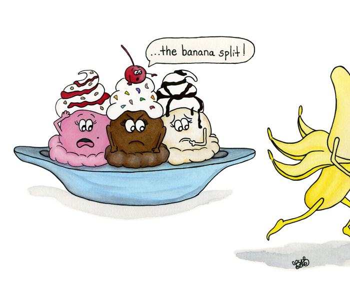 The Banana Split!