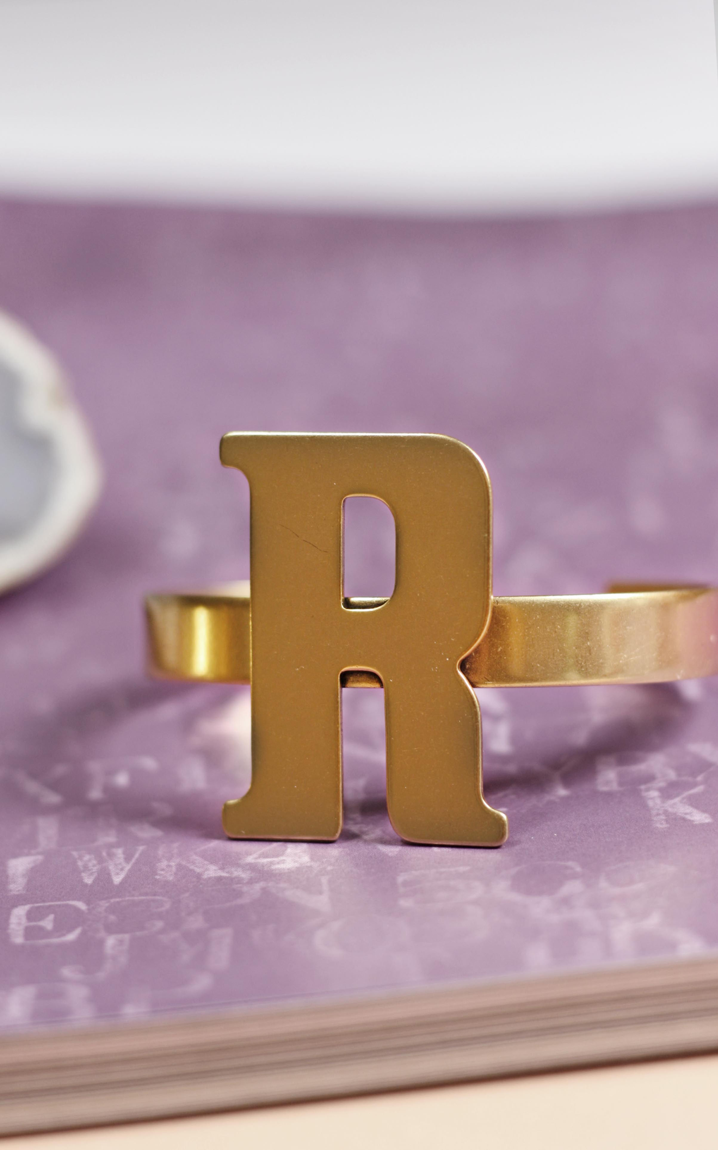 Varsity Initial Cuff