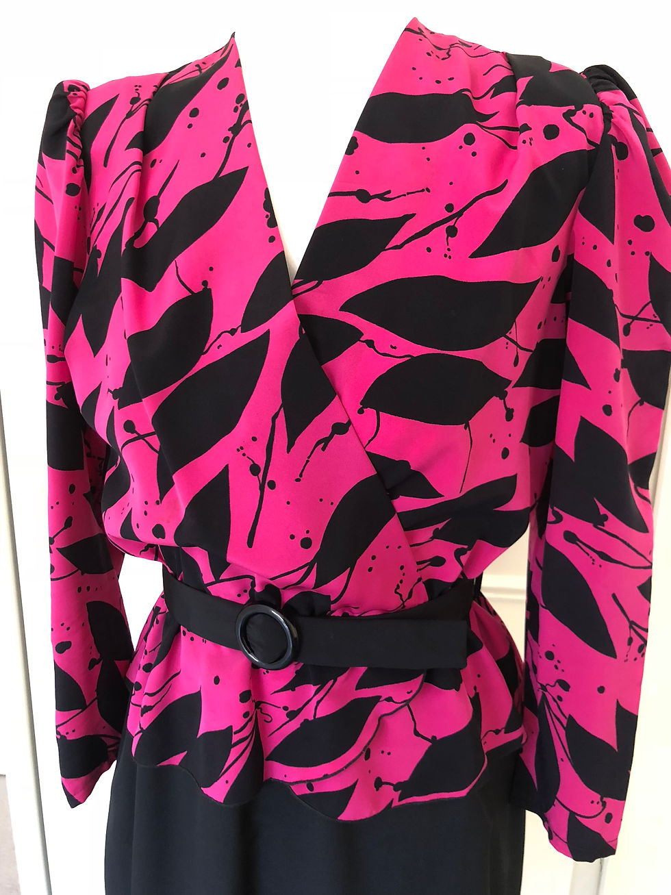 Thumbnail: 80s Vintage Dress Styled By Dorsam Fashion Dress.