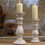 Thumbnail: Classic Candle Stand - Whitewash - Large