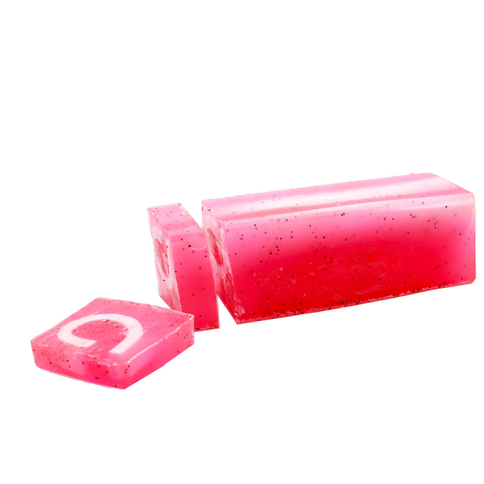 Handcrafted Raspberry & Black Pepper Soap with Fruity and Spiced Fragrance