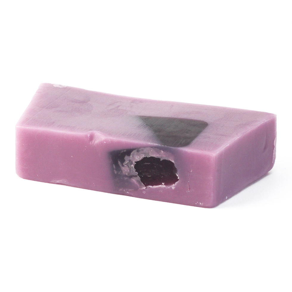 Handmade Yorkshire Violet Soap Slice with Sweet Violet Scent and Floral Appeal