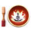 Thumbnail: Zennest Lrg Buddha Singing Bowl Set- Black/Orange 14cm