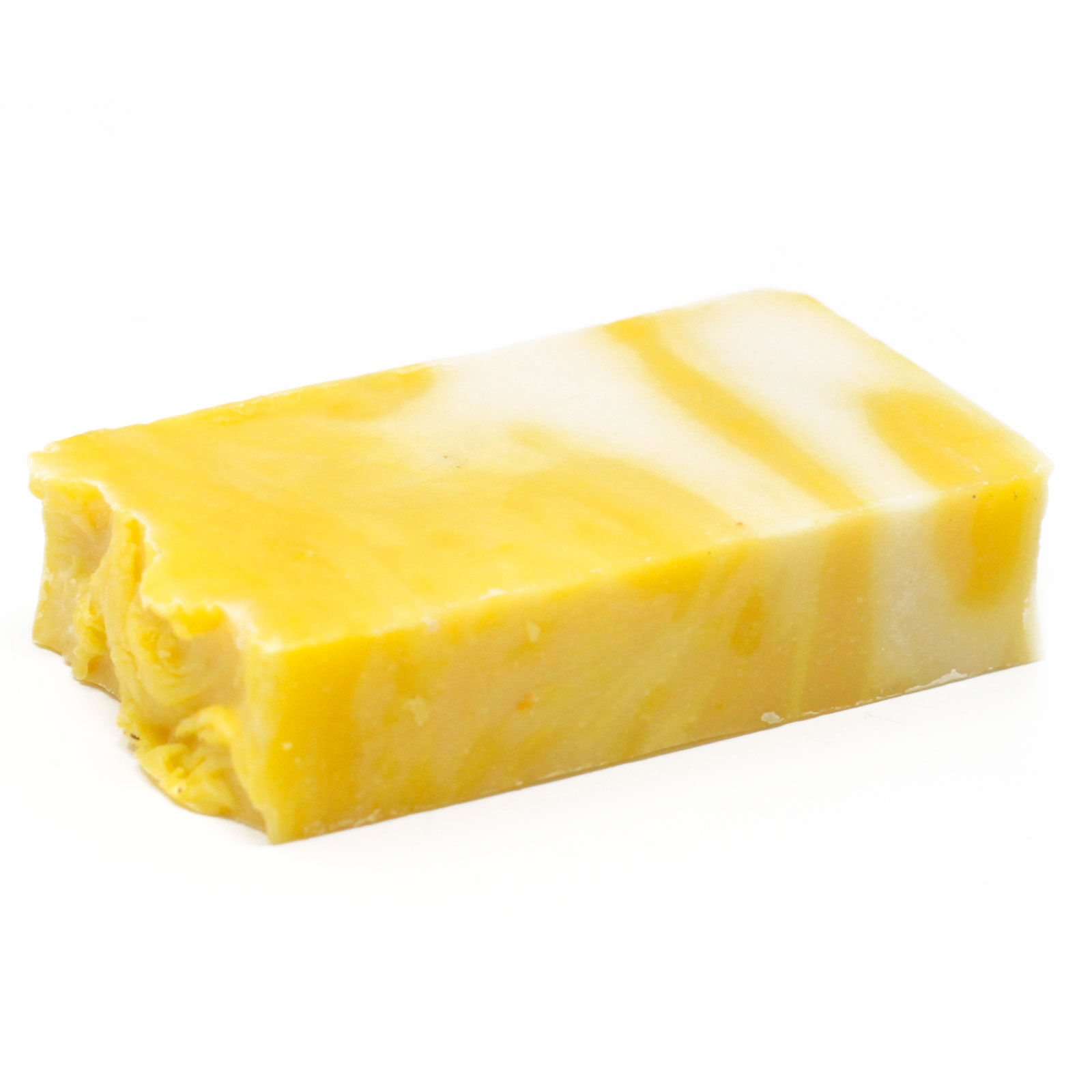 Lemon & Olive Oil Soap Slice with purifying lemon extract and hydrating olive oil.