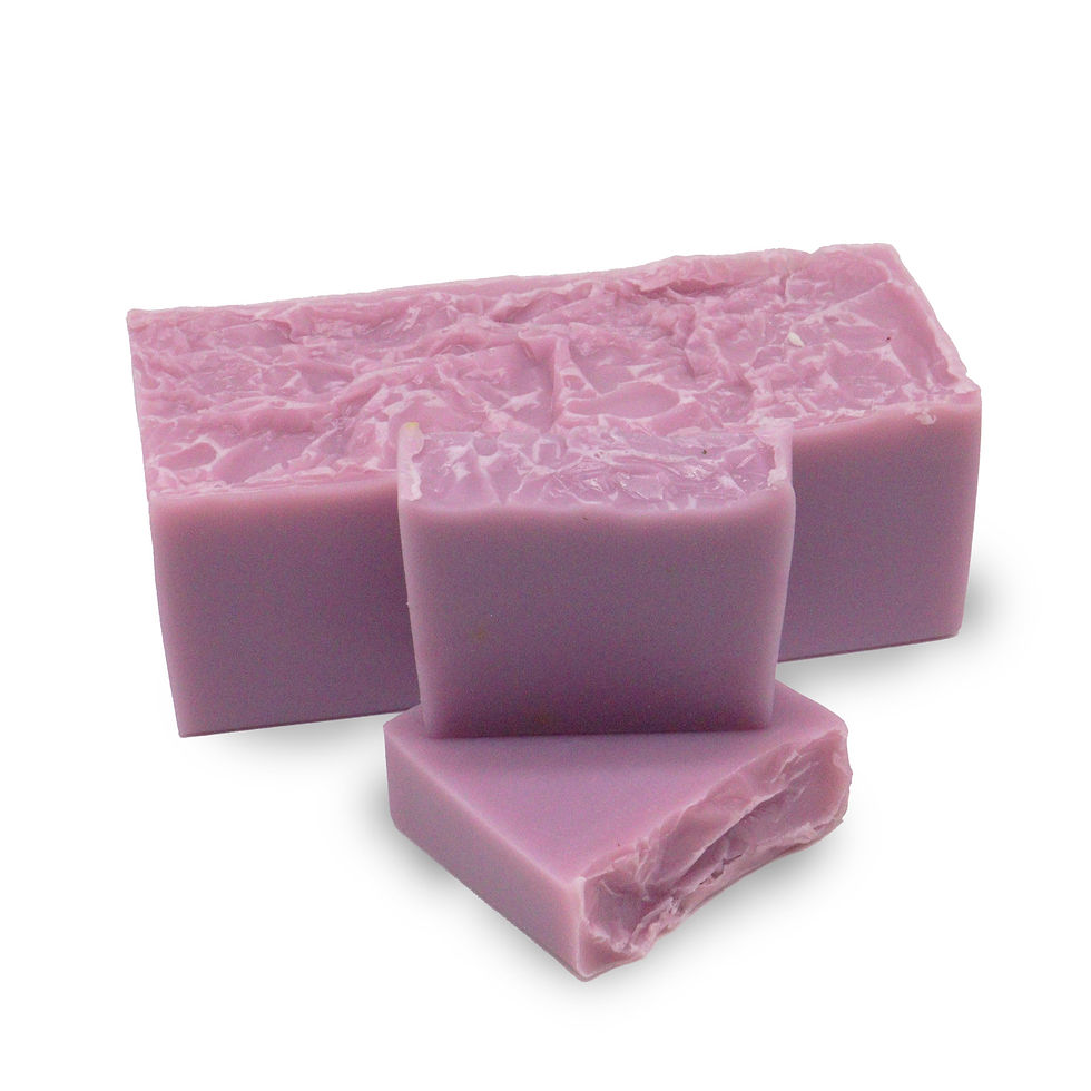 Handmade Lavender Serenity Soap with Calming Lavender and Tropical Coconut Scent
