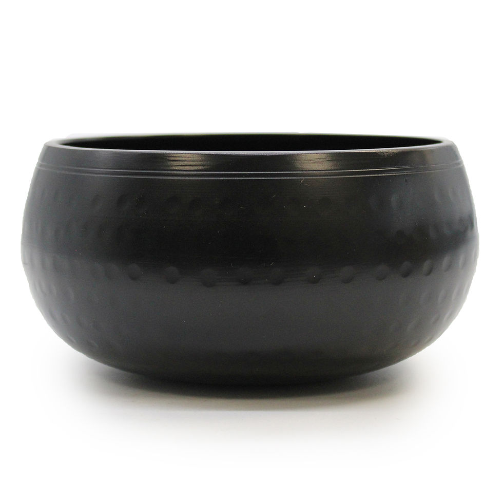 Zennest Med Black Beaten Bowl - 15cm
