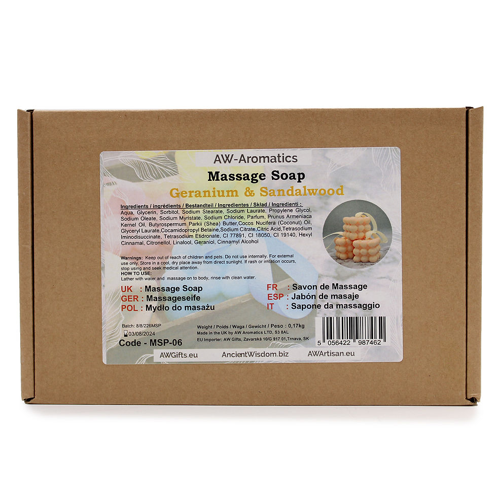 Thumbnail: Collection of Massage Soap Bars in various scents – beautifully wrapped and gift-ready.