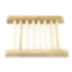 Wood Soap Dish - Ladder Eco-friendly closeup