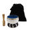 Thumbnail: Zennest Yoga Moves Singing Bowl Set- White/Blue 10.7cm