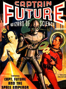 Captain Future, Winter 1940, art by George Rozen