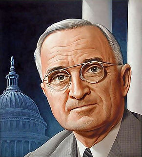 Time cover of Harry Truman, art by Boris
