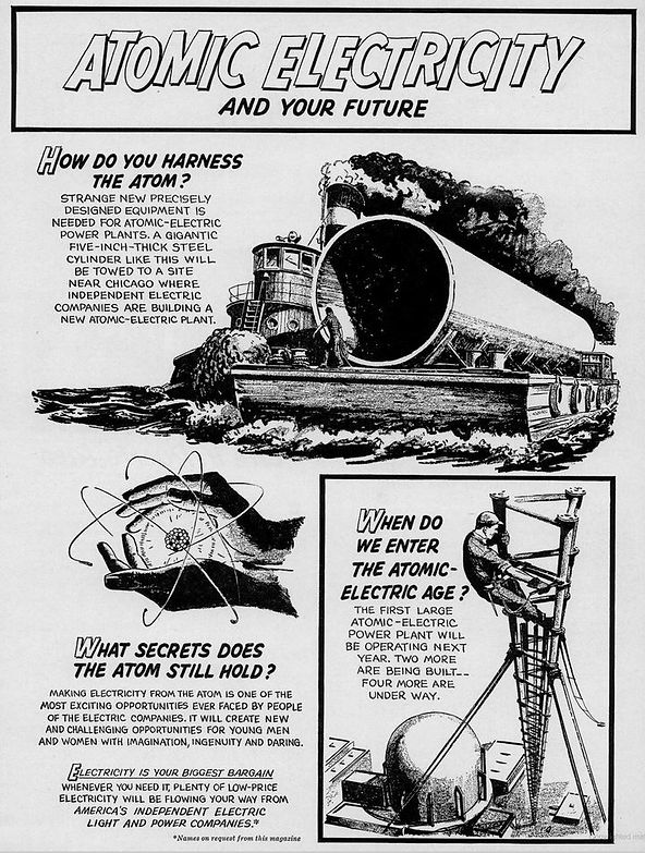 America’s Independent Electric Light and Power Companies, atomic electricity Boy's Life Oc