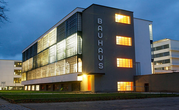 Bauhaus building Dressar 1926, designed by Walter Gropius