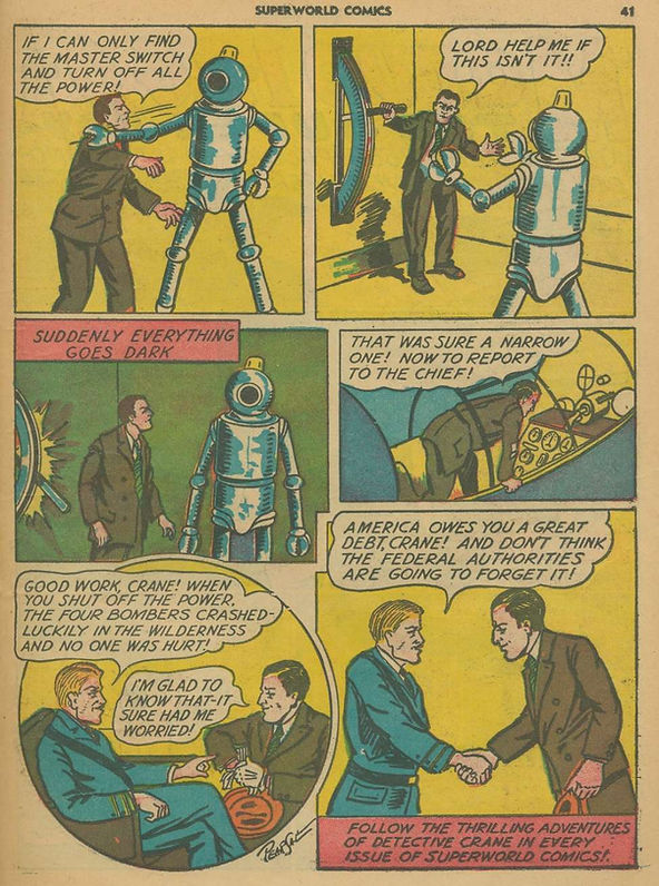 Superworld Comics #3, Aug 1940