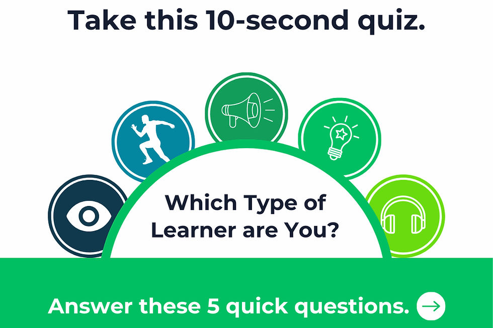 QUIZ: What's YOUR learning style?
