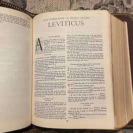 The Third Book of the Bible. Book Three of the Pentateuch.