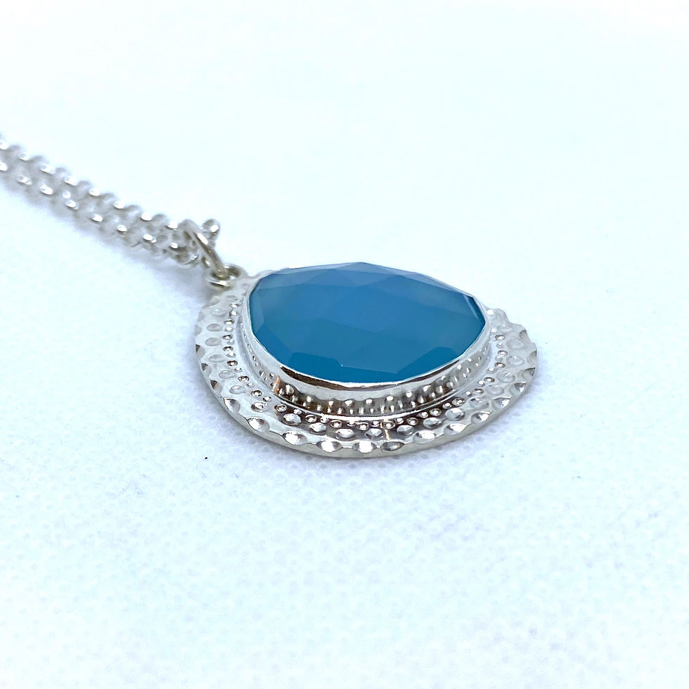 Thumbnail: Blue Chalcedony Necklace