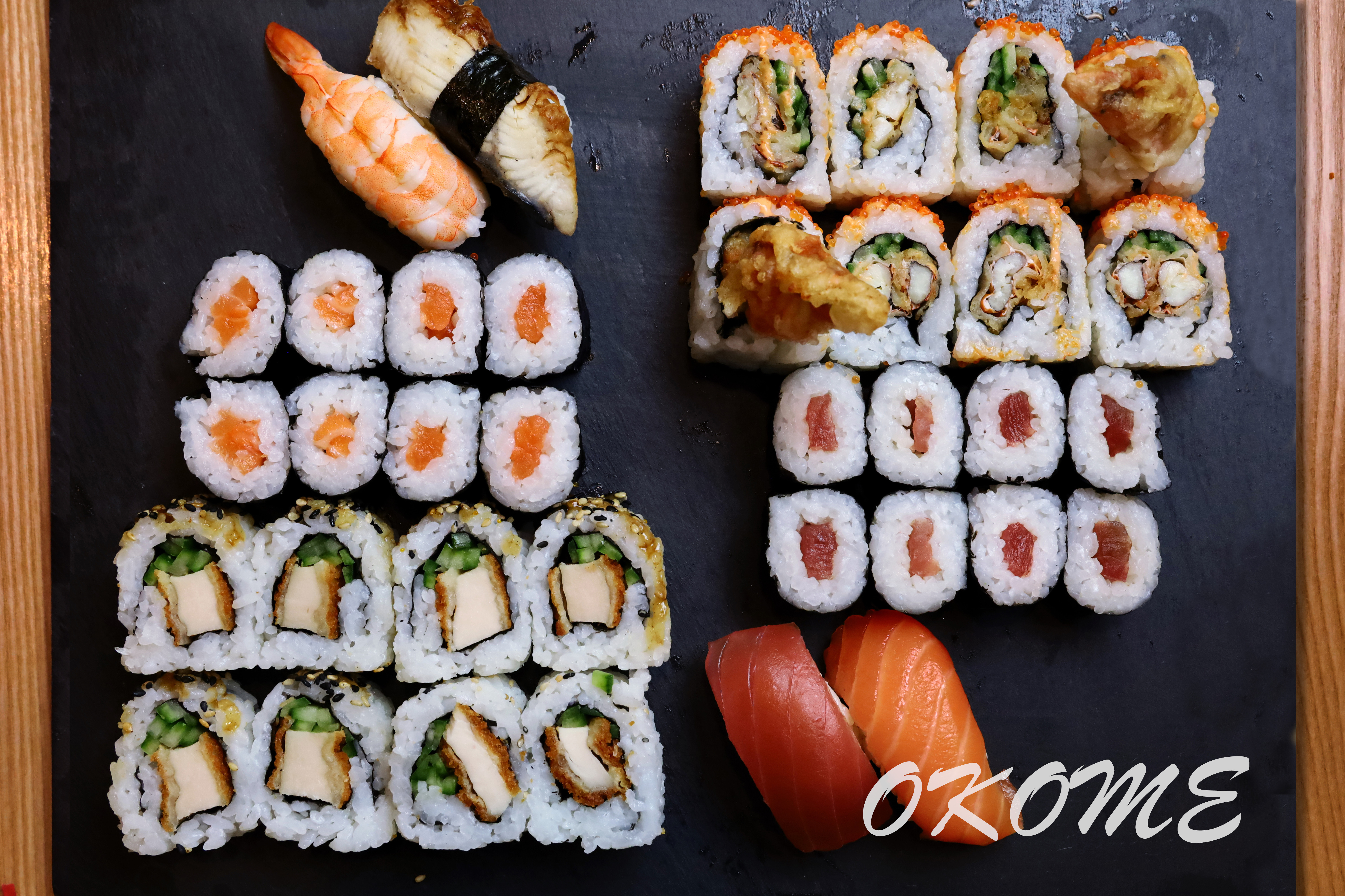 Arranged Food and Objects