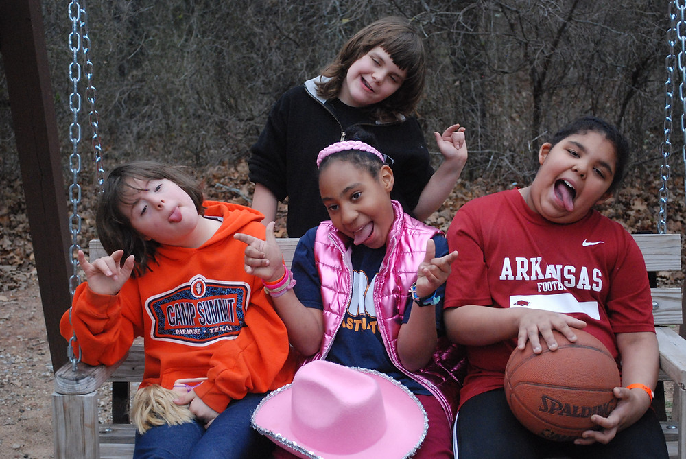 Campers having fun at camp!