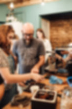 Christian nonprofit founder Justin Hayslett speaking at a leadership conference on purpose and calling