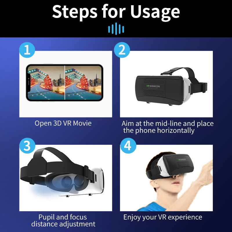 Thumbnail: G06B Virtual Reality Glasses IMAX Giant Screen 3D Movie Google Cardboard Box VR 