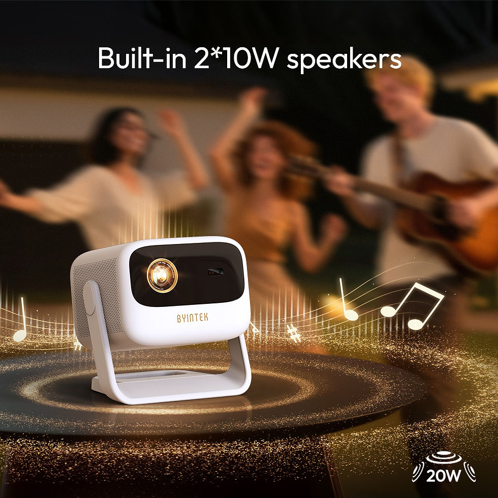 Thumbnail: BYINTEK U90 Projector 4K Full HD1080P Cinema Android 11.0 WiFi Mini Portable 108