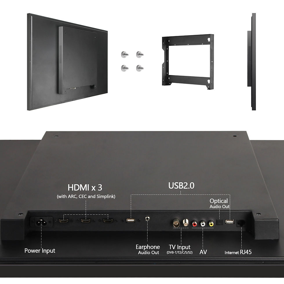 Thumbnail: 42 inches Smart webOS Mirror Bathroom Waterproof LED TV for SPA Hotel Salon in W
