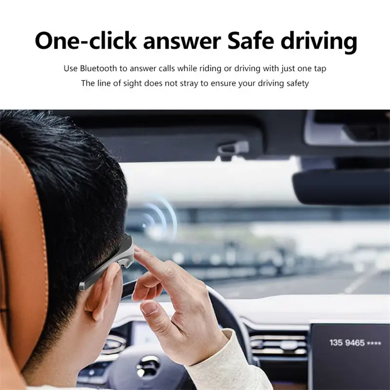 Thumbnail: Cycling Bluetooth Smart Glasses Technology Audio Call Remote Headset Sunglasses 