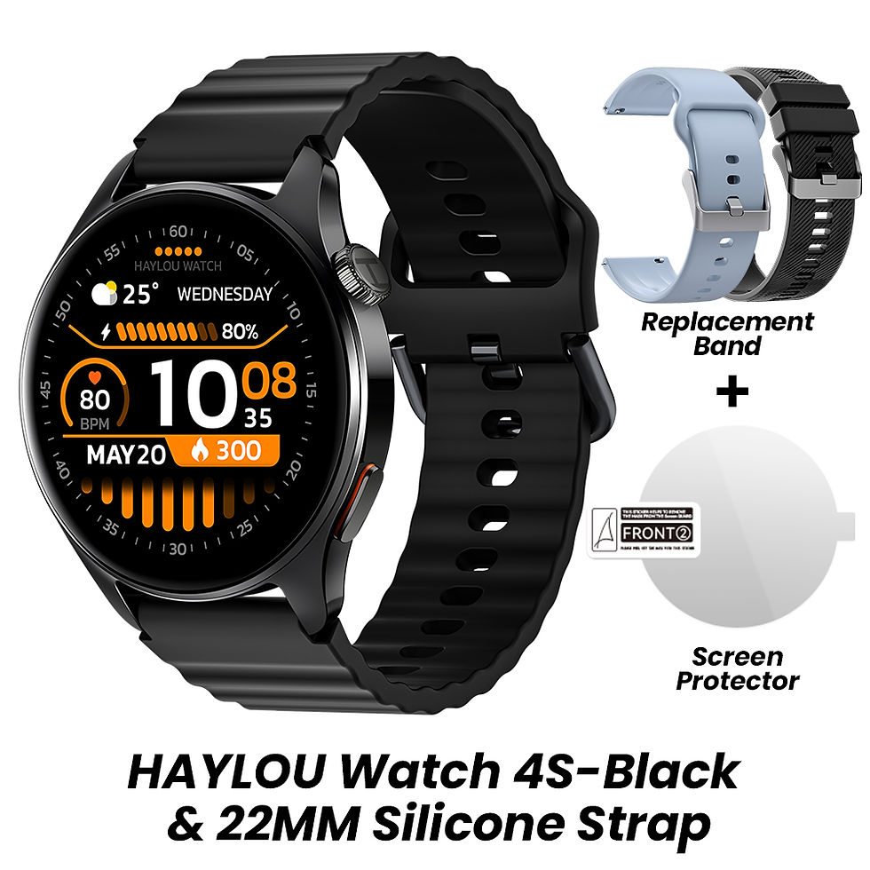 Thumbnail: HAYLOU Watch 4S GPS Smartwatch 1.43” HD AMOLED Display 5 Satellite GPS Positio