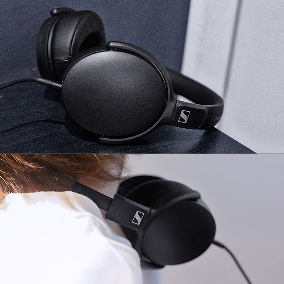 Thumbnail: Sennheiser HD400S Wired Headphones Original Noise Isolating Stereo Deep Bass Fol