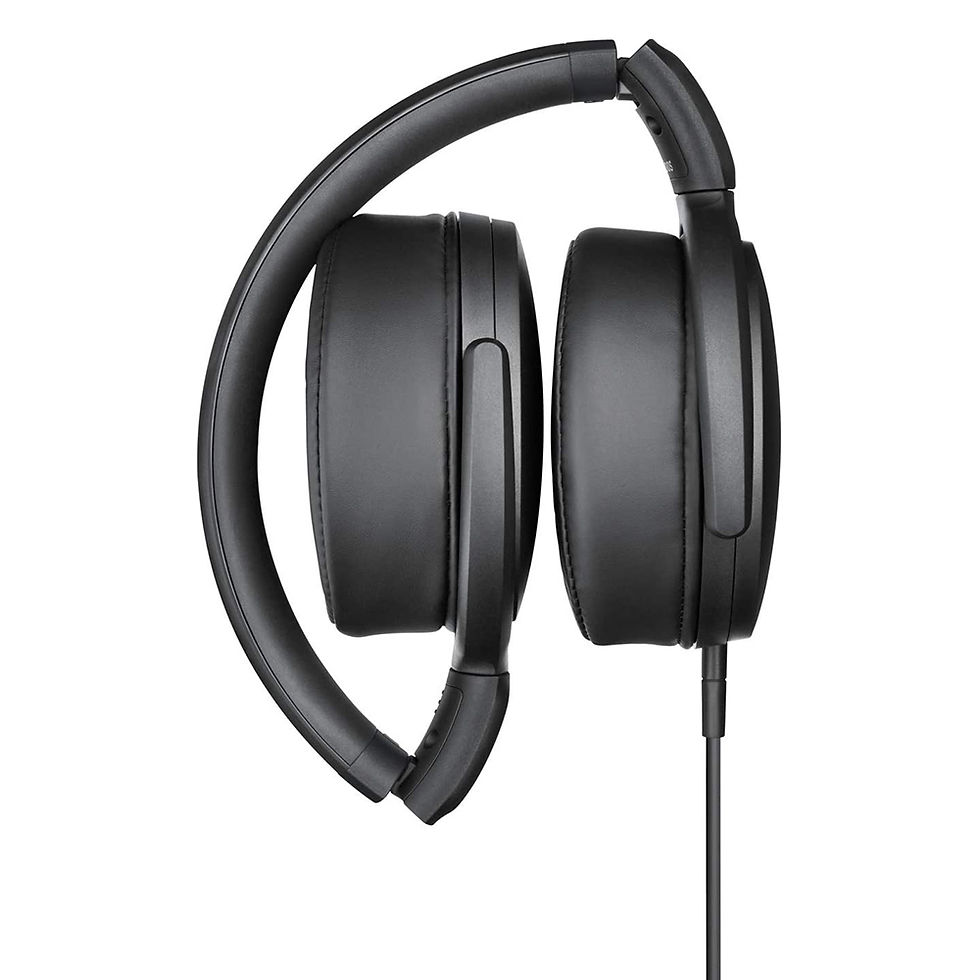 Thumbnail: Original Sennheiser HD400S Wired Headphones Deep Bass Noise Isolating Stereo Fol