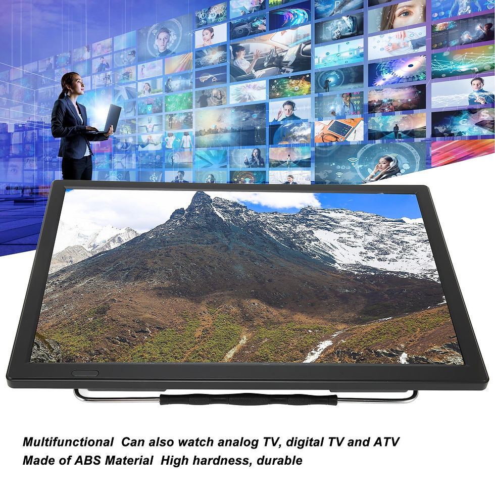 Thumbnail: LED Digital TV Portable TV 16 Inch High Sensitivity Tuner Rechargeable LED Digit
