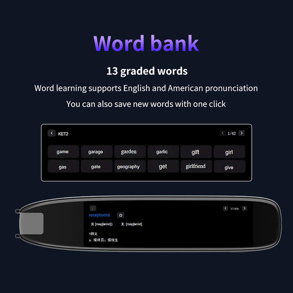 Thumbnail: Translation Pen 142 Languages Smart Scanner Translator Pen Online/Offline Modes 