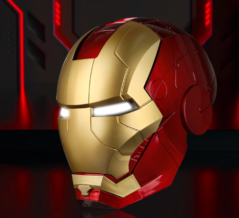Thumbnail: Iron Man Helmet MK5 Jarvis Wearable Electric Opening and Closing Helmet with Tra