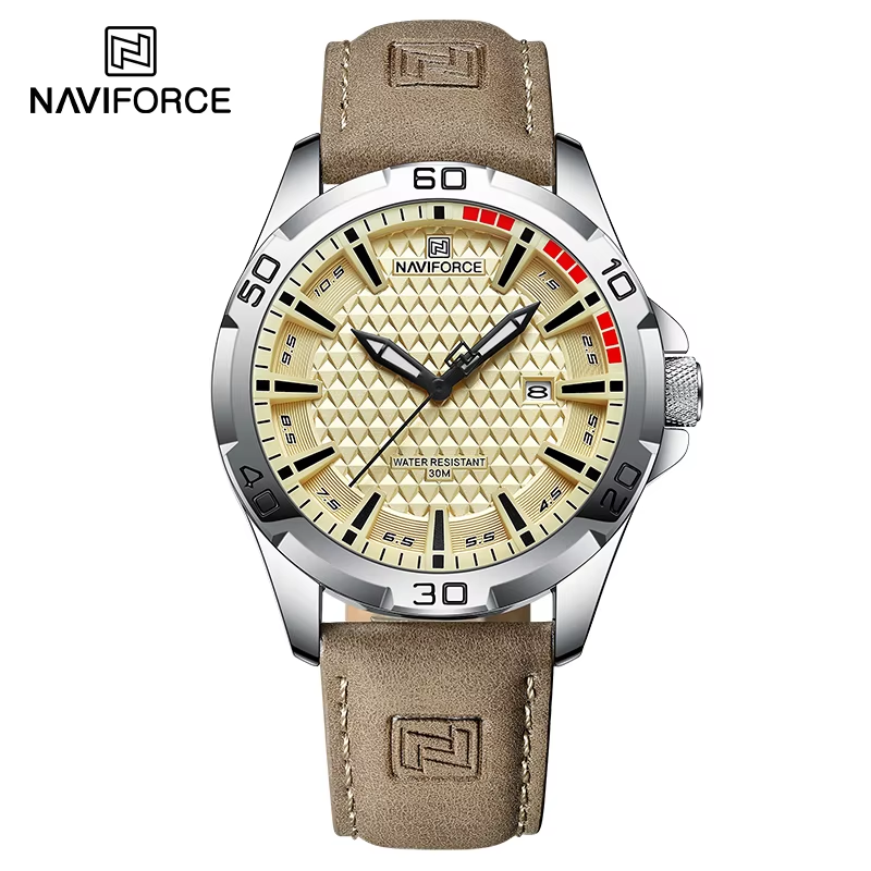 Thumbnail: NAVIFORCE Men Casual Sport Military Quartz Calendar Wrist Watch for Man Business