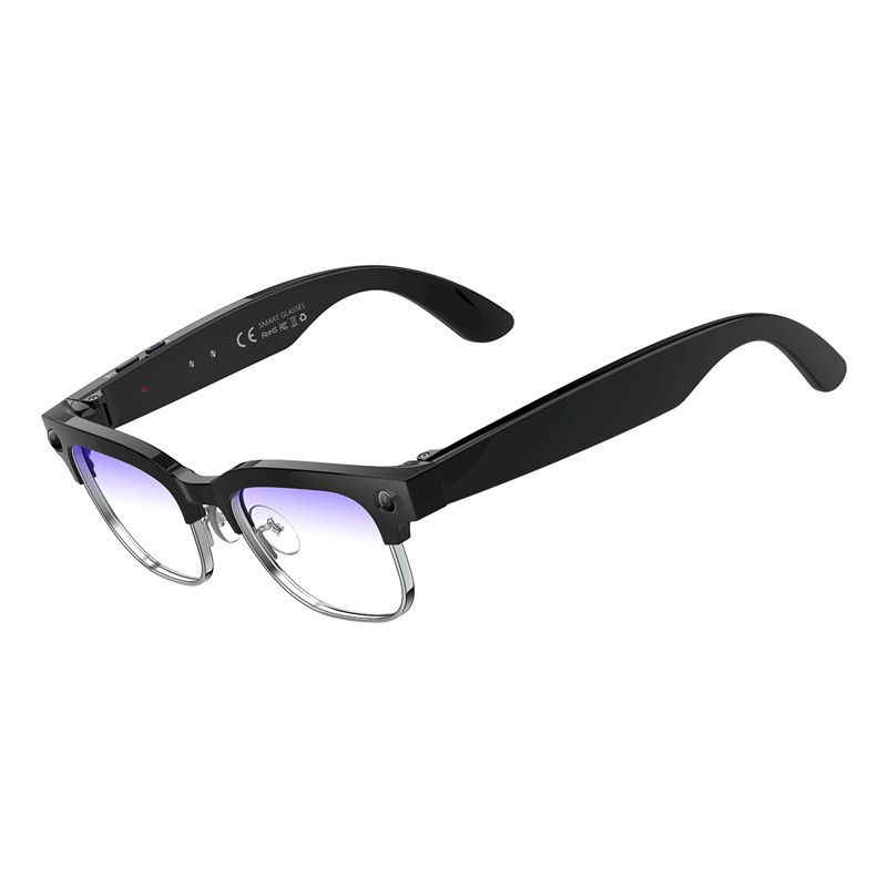 Thumbnail: 4K HD Upgrade Smart Glasses With Camera Video Recording AI Photo Recognition Blu