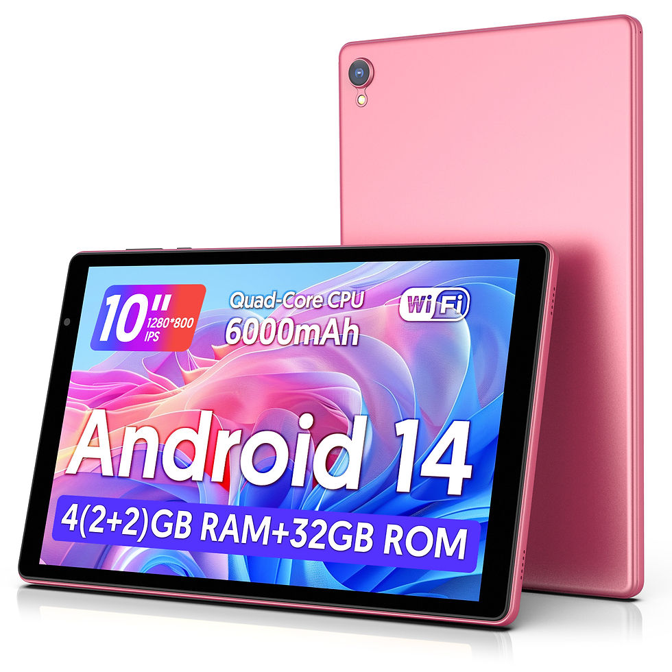 Thumbnail: Latest Android 14 Tablet, 10-inch Tablet, Quad-core Processor, 5G WiFi, 4GB ROM 