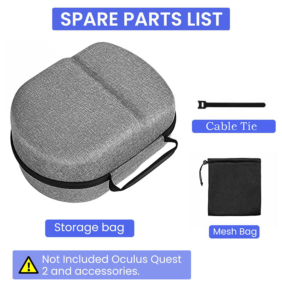 Thumbnail: Storage Bag For Quest 3/2 VR Glasses, Tote Bag, Meta Quest3/2 Headset Protective
