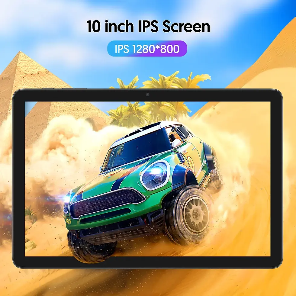 Thumbnail: BAKEN 10-inch Android 15 tablet, A333 penta-core processor, 24GB (6GB + 18GB exp