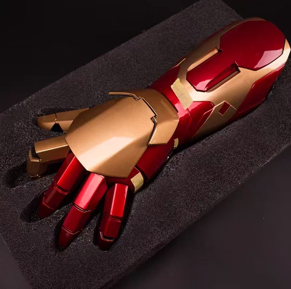 Thumbnail: New Iron Man Helmet Jarvis MK5 Black Gold Black Silver Electric Helmet Voice Con