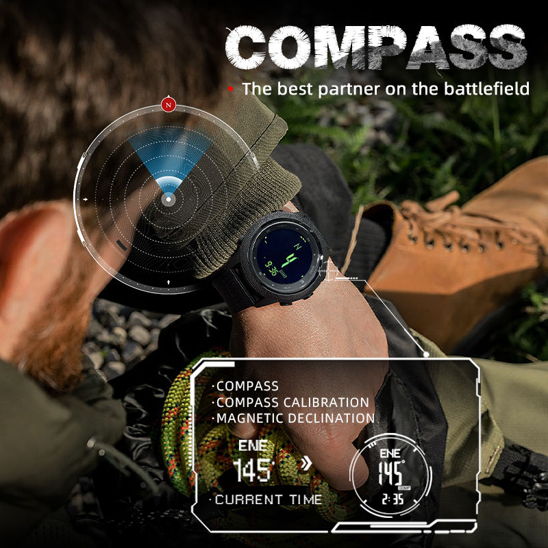 Thumbnail: NORTH EDGE APACHE-46 Men Digital Watch Outdoor Sports Running Swimming Outdoor S